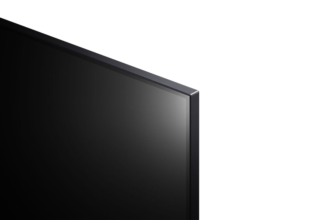LG Smart TV LG QNED MiniLED QNED91 4K 75 pouces 2024, Gros plan sur le bord supérieur du téléviseur LG QNED, QNED90, 75QNED91T6A, thumbnail 12