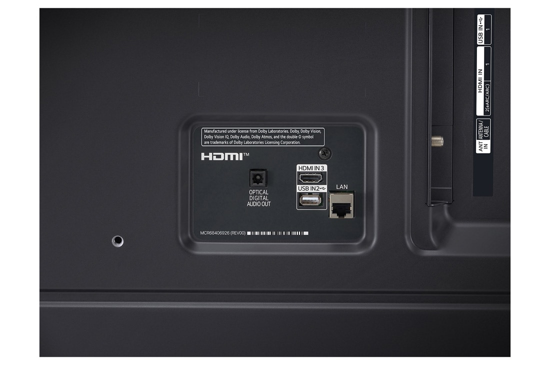 LG Smart TV LG NanoCell NANO81 4K de 75 pouces 2024, Vue rapprochée  à partir de la base, 75NANO81T6A, thumbnail 12