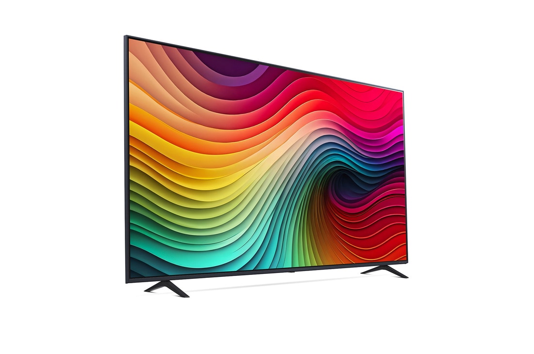 LG Smart TV LG NanoCell NANO81 4K de 75 pouces 2024, Vue latérale vers la droite, 75NANO81T6A, thumbnail 5