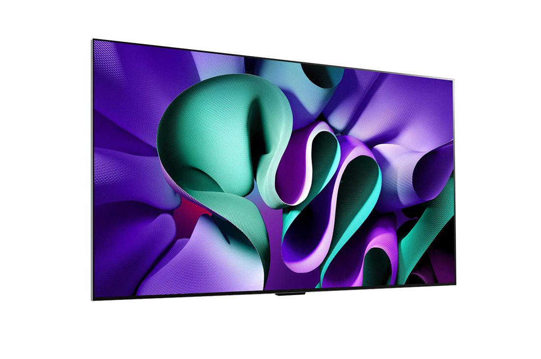 LG 97 pouces OLED LG SIGNATURE M4 True Wireless TV avec transfert vidéo et audio 4K 120Hz sans fil , Vue latérale légèrement inclinée, OLED97M49LA, thumbnail 6