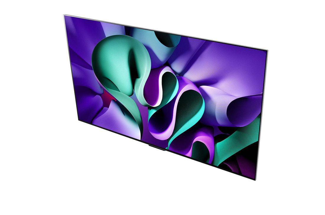 LG 97 pouces OLED LG SIGNATURE M4 True Wireless TV avec transfert vidéo et audio 4K 120Hz sans fil , Vue latérale légèrement inclinée, OLED97M49LA, thumbnail 7