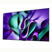 LG 97 pouces OLED LG SIGNATURE M4 True Wireless TV avec transfert vidéo et audio 4K 120Hz sans fil , Vue latérale légèrement inclinée, OLED97M49LA, thumbnail 4