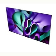 LG 97 pouces OLED LG SIGNATURE M4 True Wireless TV avec transfert vidéo et audio 4K 120Hz sans fil , Vue latérale légèrement inclinée, OLED97M49LA, thumbnail 7