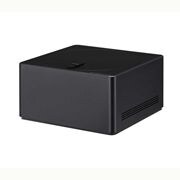 LG 97 pouces OLED LG SIGNATURE M4 True Wireless TV avec transfert vidéo et audio 4K 120Hz sans fil , Slightly-angled left-facing side view of Zero Connect Box, OLED97M49LA, thumbnail 12