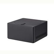 LG 77 pouces LG OLED evo AI M4, la première TV True Wireless au monde avec transfert vidéo et audio 4K 144Hz , Slightly-angled left-facing side view of Zero Connect Box, OLED77M49LA, thumbnail 12