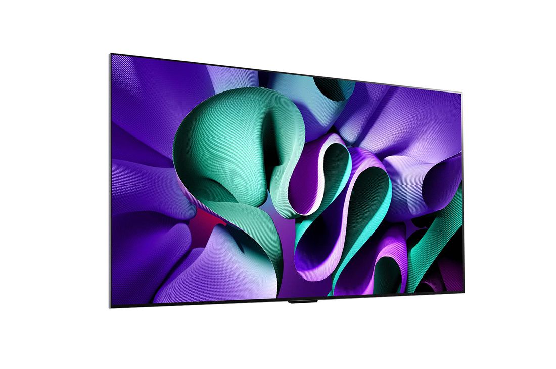 LG 65 pouces LG OLED evo AI M4, la première TV True Wireless au monde avec transfert vidéo et audio 4K 144Hz , Vue latérale légèrement inclinée, OLED65M49LA, thumbnail 6
