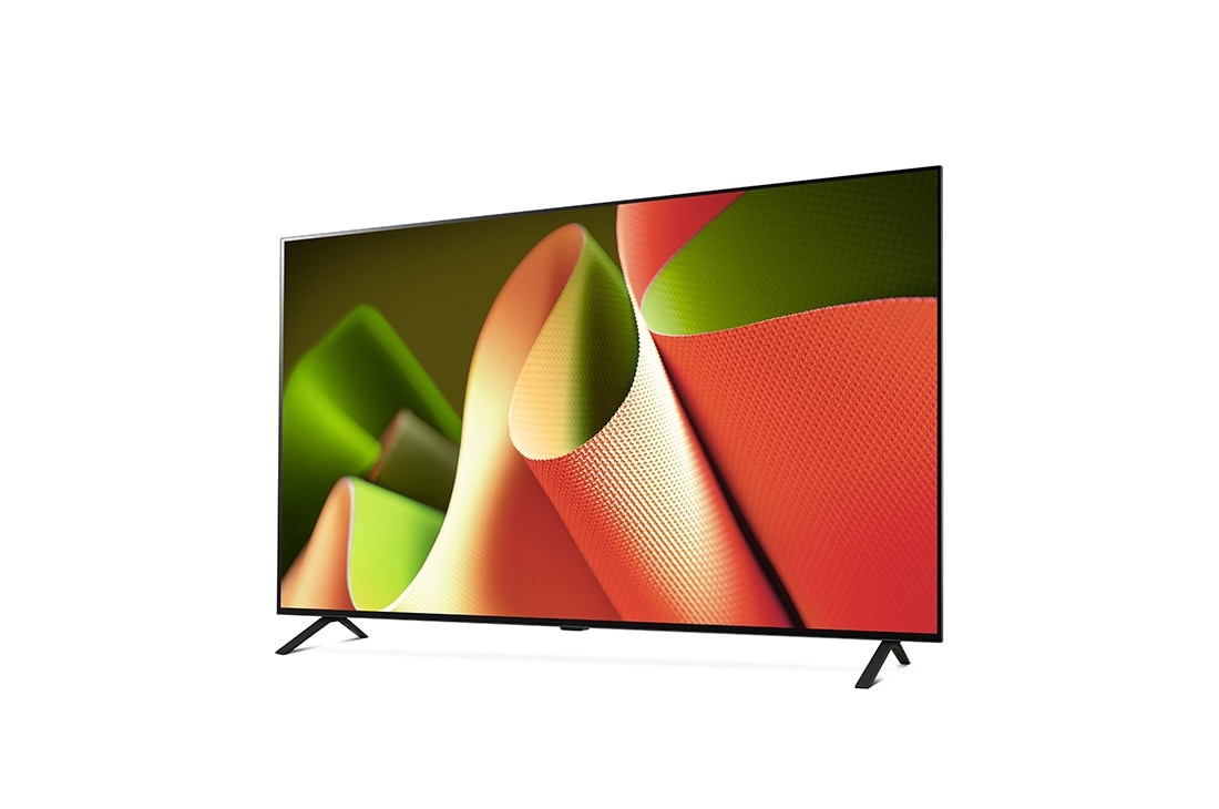 LG 77 pouces LG OLED AI B4 4K Smart TV OLED77B4, Vue latérale légèrement inclinée vers la gauche du LG TV OLED, OLED B4, OLED77B46LA, thumbnail 3