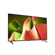LG 77 pouces LG OLED AI B4 4K Smart TV OLED77B4, Vue latérale légèrement inclinée vers la droite du LG TV OLED, OLED B4, OLED77B46LA, thumbnail 7