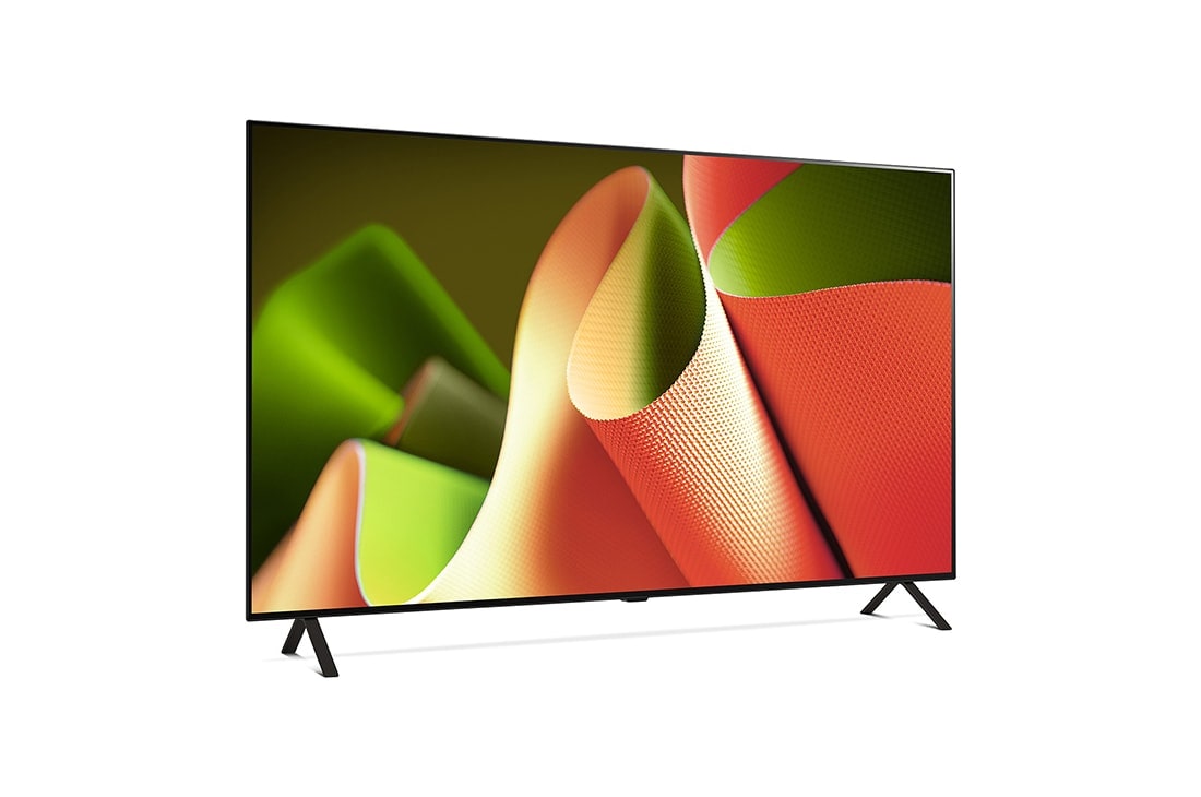 LG 48 pouces LG OLED AI B4 4K Smart TV OLED48B4, Vue latérale légèrement inclinée vers la droite du LG TV OLED, OLED B4, OLED48B46LA, thumbnail 7