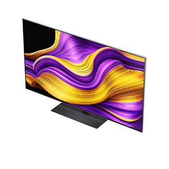 LG Smart TV LG OLED evo AI 4K G5 2025 55 pouces, Le processeur alpha 11 AI de 2ème génération sur un fond sombre. Il brille de l’intérieur d’une lumière violette et bleue, illuminant les circuits de micropuce qui l’entourent. Le titre parle de la fa, OLED55G56LS, thumbnail 6