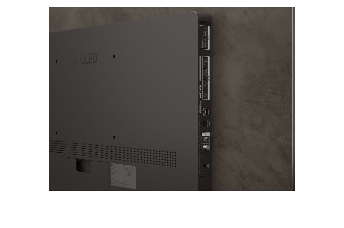 LG Smart TV LG OLED evo AI 4K C5 2025 65 pouces, Vue arrière de la Smart TV LG OLED evo AI C5 4K., OLED65C5ELB, thumbnail 12