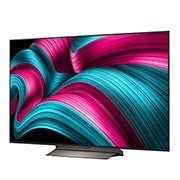 LG Smart TV LG OLED evo AI 4K C5E 2025 55 pouces, Le processeur alpha 9 AI de 8ème génération s’illumine avec différentes nuances de bleu et des éclairs de lumière qui en sortent et mettent en évidence ses circuits. Les statistiques de performance so, OLED55C5ELB, thumbnail 5
