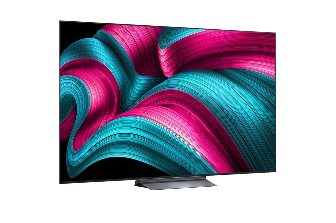 LG Smart TV LG OLED evo AI 4K C5 2025 77 pouces, Vue arrière de la Smart TV LG OLED evo AI C5 4K., OLED77C54LA, thumbnail 2