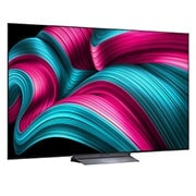 LG Smart TV LG OLED evo AI 4K C5 2025 77 pouces, Vue arrière de la Smart TV LG OLED evo AI C5 4K., OLED77C54LA, thumbnail 2