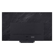 LG Smart TV LG OLED evo AI 4K C5 2025 77 pouces, Télécommande LG AI Magic Remote avec le bouton IA en surbrillance. Autour d’elle se trouvent les différentes fonctionnalités auxquelles un utilisateur peut accéder à partir du bouton. AI Voice ID, AI , OLED77C54LA, thumbnail 12