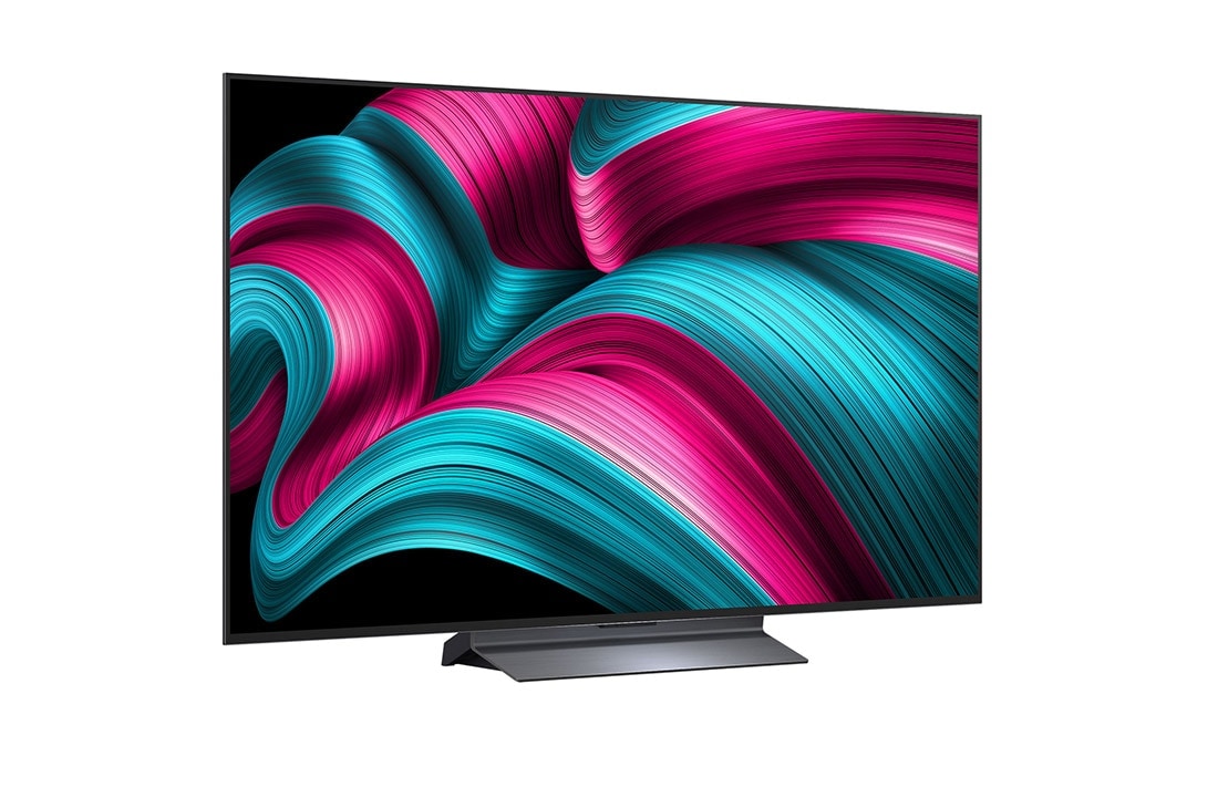 LG Smart TV LG OLED evo AI 4K C5 2025 55 pouces, Vue arrière de la Smart TV LG OLED evo AI C5 4K., OLED55C54LA, thumbnail 2
