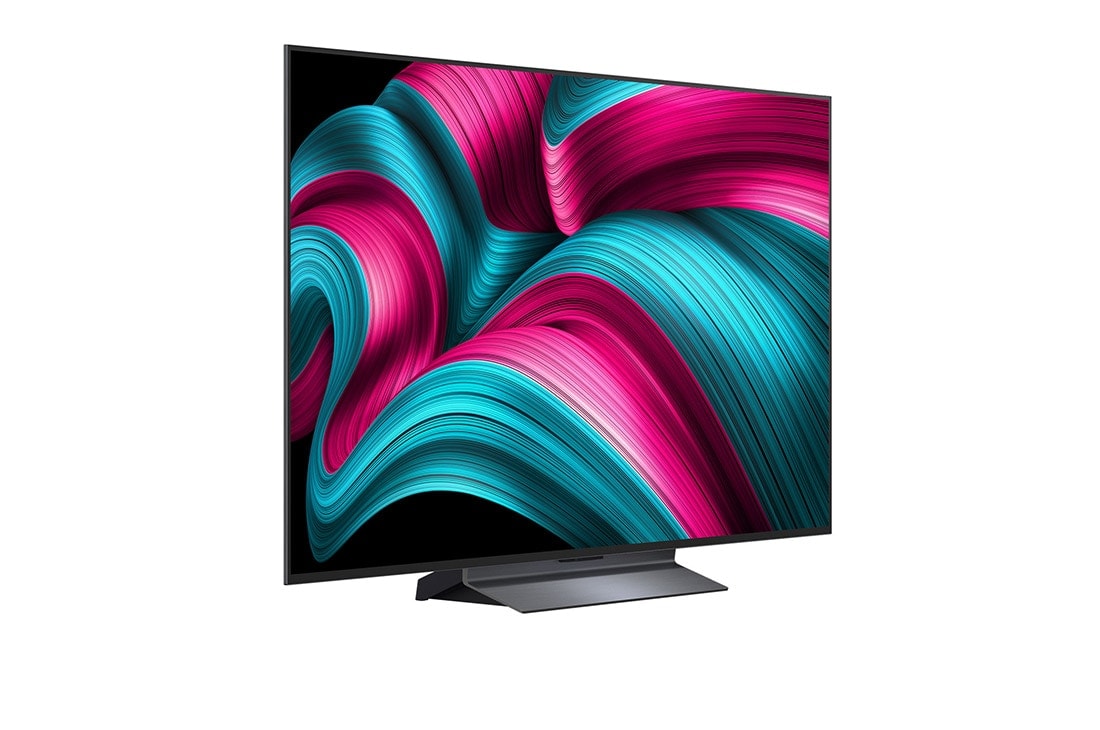 LG Smart TV LG OLED evo AI 4K C5 2025 55 pouces, Vue latérale de la Smart TV LG OLED evo AI C5 4K., OLED55C54LA, thumbnail 3