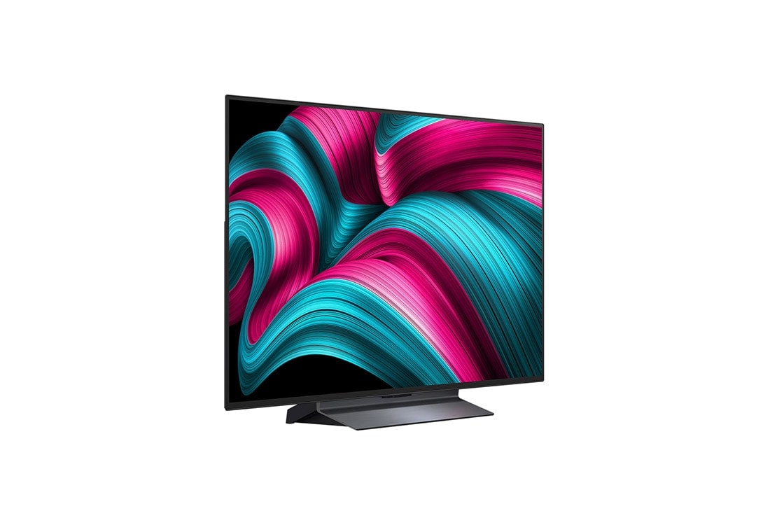 LG Smart TV LG OLED evo AI 4K C5 2025 48 pouces, Vue latérale de la Smart TV LG OLED evo AI C5 4K., OLED48C54LA, thumbnail 3