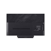 LG Smart TV LG OLED evo AI 4K C5 2025 48 pouces, Un léopard dans la forêt avec des couleurs et des détails éclatants. On voit une grille et une lumière briller derrière le léopard, indiquant comment LG AI Picture Pro a apporté des améliorations visu, OLED48C54LA, thumbnail 10