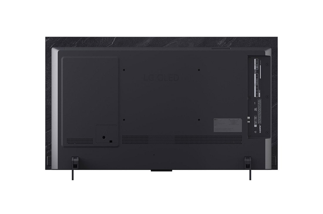 LG Smart TV LG OLED evo AI 4K C5 2025 42 pouces, Un léopard dans la forêt avec des couleurs et des détails éclatants. On voit une grille et une lumière briller derrière le léopard, indiquant comment LG AI Picture Pro a apporté des améliorations visu, OLED42C54LA, thumbnail 10