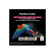 LG Smart TV LG OLED evo AI 4K C5 2025 42 pouces, Espace salon avec une LG OLED TV à fixation murale. Sur la TV se trouve une chaîne de montagnes face à un ciel sombre et nocturne rempli d’étoiles. Cette scène est divisée en deux pour montrer comment, OLED42C55LA, thumbnail 7