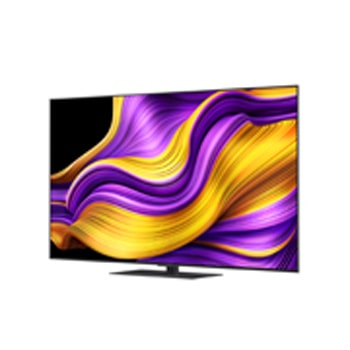 LG Smart TV LG OLED evo AI 4K G5 2025 65 pouces, Vue avant et latérale de la Smart TV LG OLED evo AI G5 4K montrant ses dimensions de longueur, largeur, hauteur et profondeur., OLED65G56LS, thumbnail 5