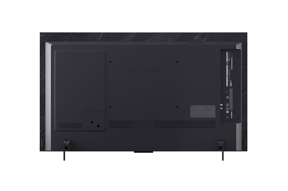 LG Smart TV LG OLED evo AI 4K C5E 2025 42 pouces, Un léopard dans la forêt avec des couleurs et des détails éclatants. On voit une grille et une lumière briller derrière le léopard, indiquant comment LG AI Picture Pro a apporté des améliorations visu, OLED42C5ELB, thumbnail 10