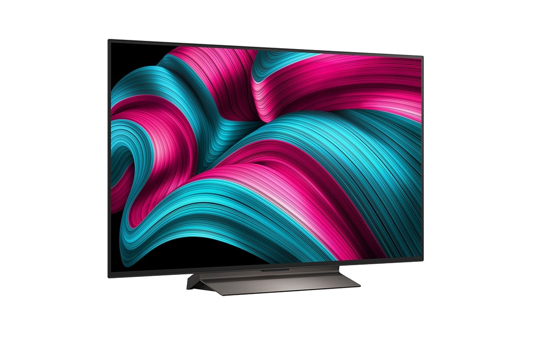 LG Smart TV LG OLED evo AI 4K C5E 2025 48 pouces, Vue arrière de la Smart TV LG OLED evo AI C5 4K., OLED48C5ELB, thumbnail 2