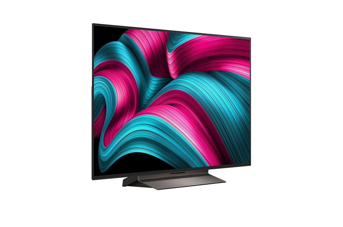 LG Smart TV LG OLED evo AI 4K C5E 2025 48 pouces, Vue latérale de la Smart TV LG OLED evo AI C5 4K., OLED48C5ELB, thumbnail 3