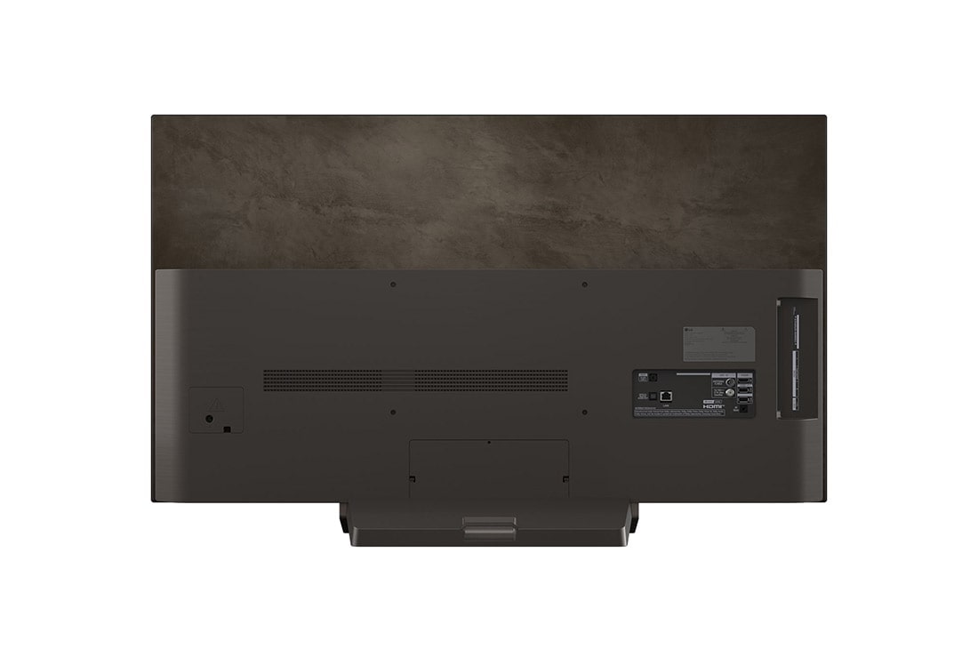 LG Smart TV LG OLED evo AI 4K C5E 2025 48 pouces, Un léopard dans la forêt avec des couleurs et des détails éclatants. On voit une grille et une lumière briller derrière le léopard, indiquant comment LG AI Picture Pro a apporté des améliorations visu, OLED48C5ELB, thumbnail 10