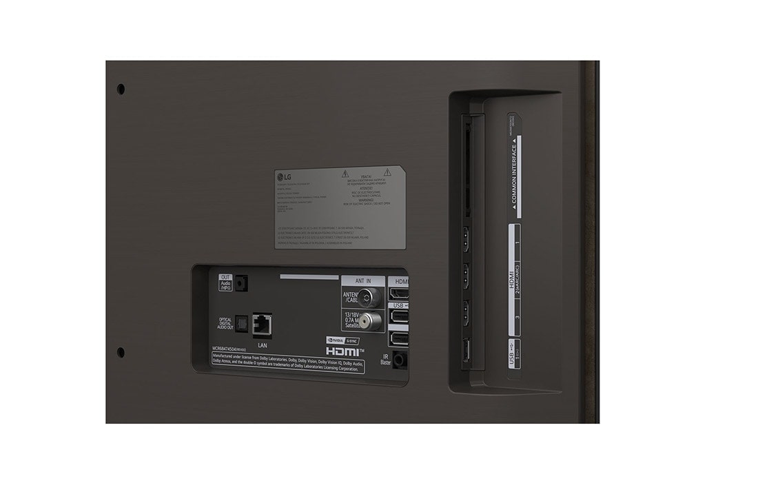 LG Smart TV LG OLED evo AI 4K C5E 2025 48 pouces, Télécommande LG AI Magic Remote avec le bouton IA en surbrillance. Autour d’elle se trouvent les différentes fonctionnalités auxquelles un utilisateur peut accéder à partir du bouton. AI Voice ID, AI , OLED48C5ELB, thumbnail 12