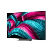 LG Smart TV LG OLED evo AI 4K C5E 2025 77 pouces, Le processeur alpha 9 AI de 8ème génération s’illumine avec différentes nuances de bleu et des éclairs de lumière qui en sortent et mettent en évidence ses circuits. Les statistiques de performance so, OLED77C5ELB, thumbnail 5