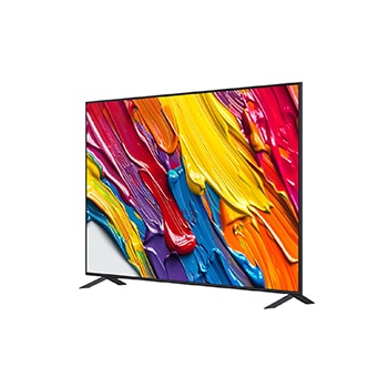 LG Smart TV LG QNED AI QNED82 4K 2025 86 pouces, Vue latérale orientée vers la gauche de la LG QNED82 TV , 86QNED82A6B, thumbnail 4