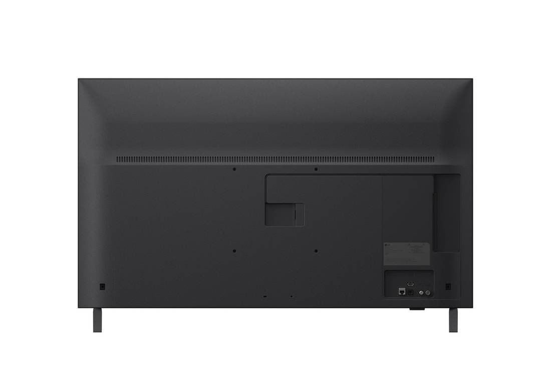 LG Smart TV LG UHD AI UA75 4K 2025 43 pouces, Gros plan d’une LG TV montrant le fonctionnement de la recherche par IA, AI Search. Une petite fenêtre de chat est ouverte, montrant comment l’utilisateur a demandé les jeux de sport disponibles. La r, 43UA75006LA, thumbnail 12