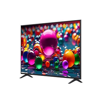 LG Smart TV LG UHD AI UA75 4K 2025 65 pouces, Vue latérale orientée vers la gauche de la LG UHD TV UA75., 65UA75006LA, thumbnail 4