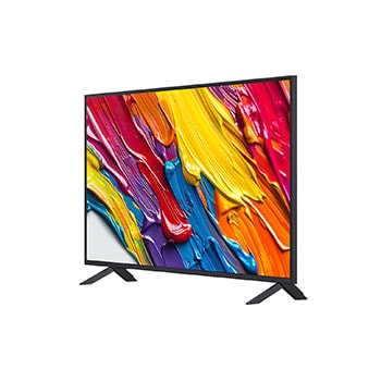 LG Smart TV LG QNED AI QNED82 4K 2025 50 pouces, Vue latérale orientée vers la gauche de la LG QNED82 TV , 50QNED82A6B, thumbnail 4