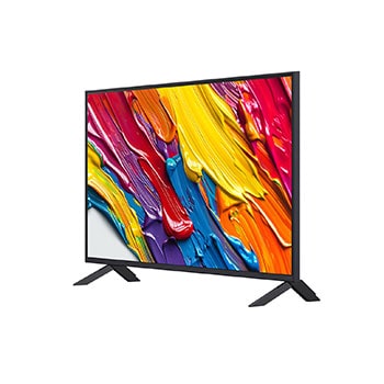 LG Smart TV LG QNED AI QNED82 4K 2025 43 pouces, Vue latérale orientée vers la gauche de la LG QNED82 TV , 43QNED82A6B, thumbnail 4