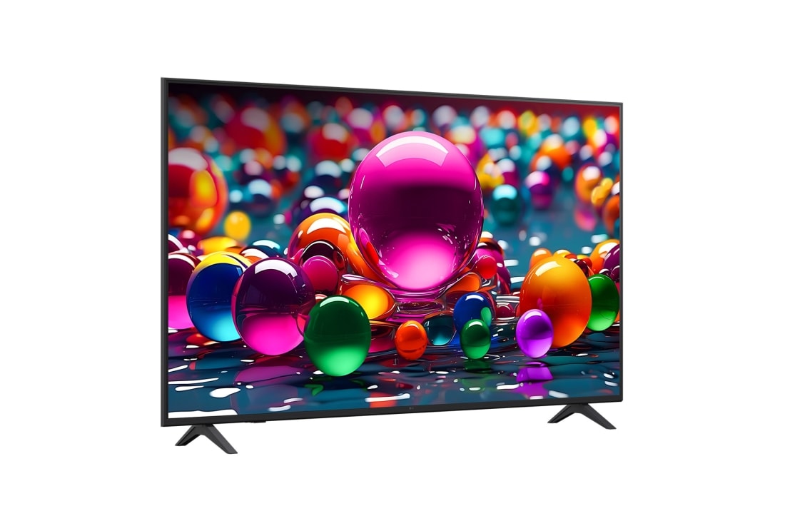 LG Smart TV LG UHD AI UA75 4K 2025 86 pouces, vue du côté gauche, 86UA75006LA, thumbnail 2
