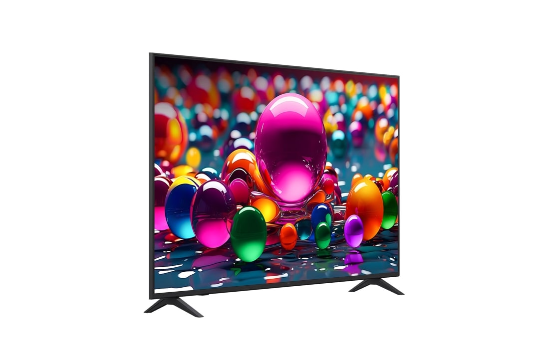 LG Smart TV LG UHD AI UA75 4K 2025 86 pouces, vue du côté gauche, 86UA75006LA, thumbnail 3