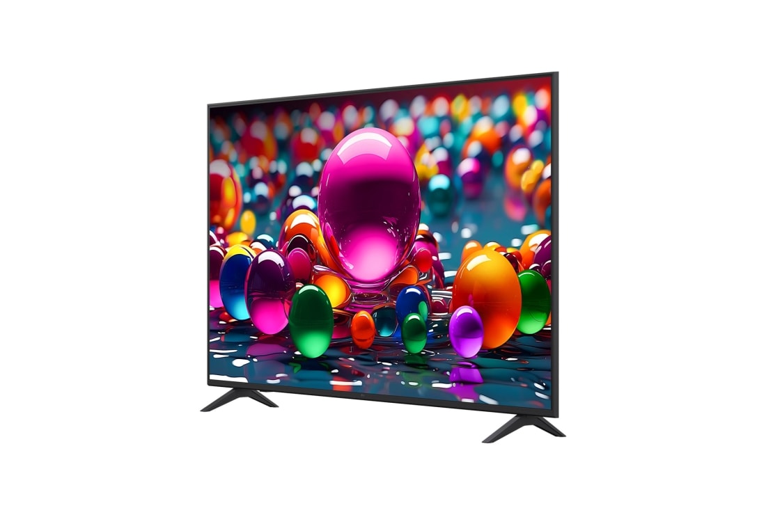 LG Smart TV LG UHD AI UA75 4K 2025 86 pouces, vue du côté droit, 86UA75006LA, thumbnail 4