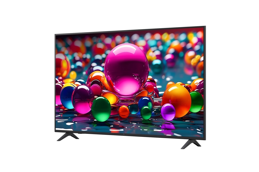 LG Smart TV LG UHD AI UA75 4K 2025 86 pouces, vue du côté droit, 86UA75006LA, thumbnail 5