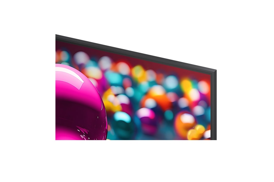 LG Smart TV LG UHD AI UA75 4K 2025 86 pouces, vue rapprochée du bord, 86UA75006LA, thumbnail 7
