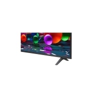 LG Smart TV LG UHD AI UA75 4K 2025 86 pouces, vue rapprochée du stand, 86UA75006LA, thumbnail 8