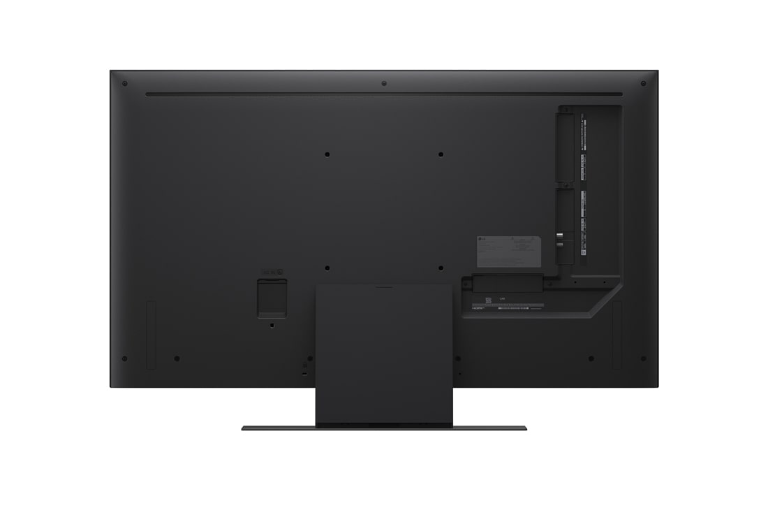 LG Smart TV LG QNED evo AI QNED86 MiniLED 4K 2025 43 pouces, Une fille et un chien sont assis devant une LG QNED TV installée sur un mur représentant trois éléphants marchant vers l’extérieur au-dessus d’une LG Soundbar. Le titre évoque la façon dont chaque scè, 43QNED86A6C, thumbnail 10