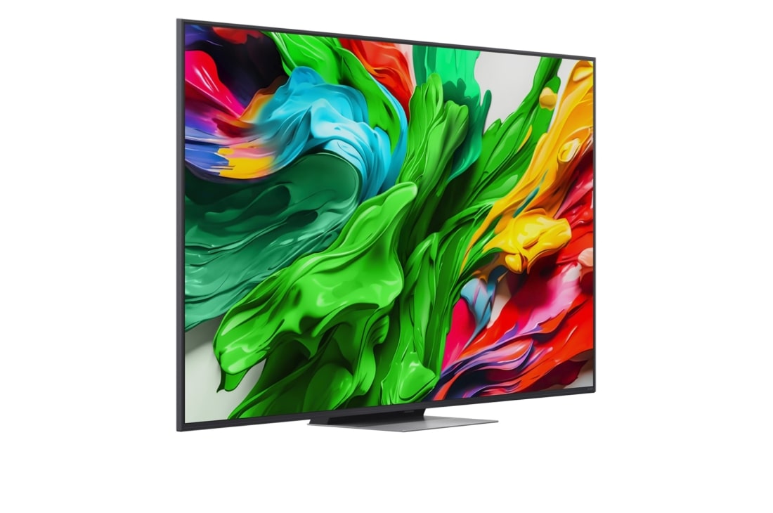 LG Smart TV LG QNED evo AI QNED87 MiniLED 4K 2025 65 pouces, Vue latérale orientée vers la gauche de la TV LG QNED evo QNED85 , 65QNED87A6B, thumbnail 3