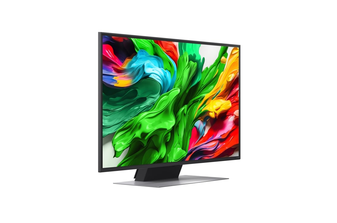 LG Smart TV LG QNED AI QNED87 4K 2025 43 pouces, Vue latérale orientée vers la gauche de la TV LG QNED evo QNED85 , 43QNED87A6D, thumbnail 3