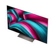 LG Smart TV LG OLED evo AI 4K C5 2025 55 pouces, Le processeur alpha 9 AI de 8ème génération s’illumine avec différentes nuances de bleu et des éclairs de lumière qui en sortent et mettent en évidence ses circuits. Les statistiques de performance so, OLED55C56LB, thumbnail 6