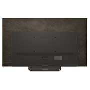 LG Smart TV LG OLED evo AI 4K C5 2025 55 pouces, Un léopard dans la forêt avec des couleurs et des détails éclatants. On voit une grille et une lumière briller derrière le léopard, indiquant comment LG AI Picture Pro a apporté des améliorations visu, OLED55C56LB, thumbnail 10