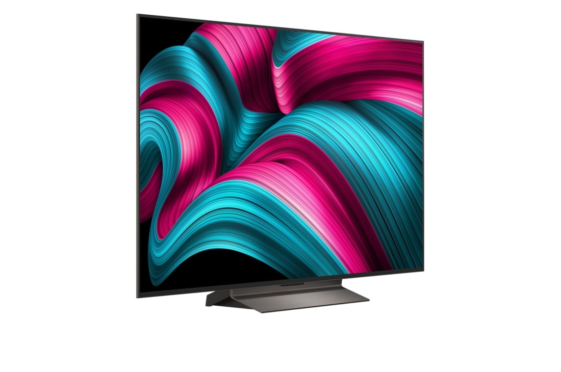 LG Smart TV LG OLED evo AI 4K C5 2025 55 pouces, Vue arrière de la Smart TV LG OLED evo AI C5 4K., OLED55C56LB, thumbnail 3