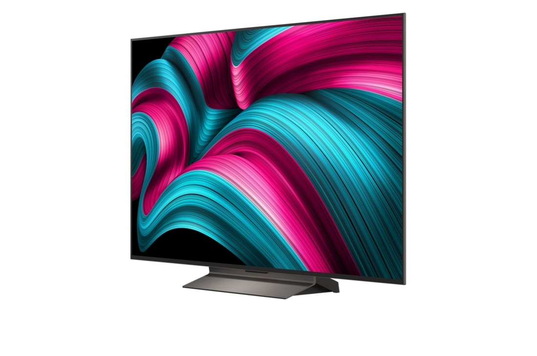 LG Smart TV LG OLED evo AI 4K C5 2025 55 pouces, Vue latérale de la Smart TV LG OLED evo AI C5 4K., OLED55C56LB, thumbnail 4
